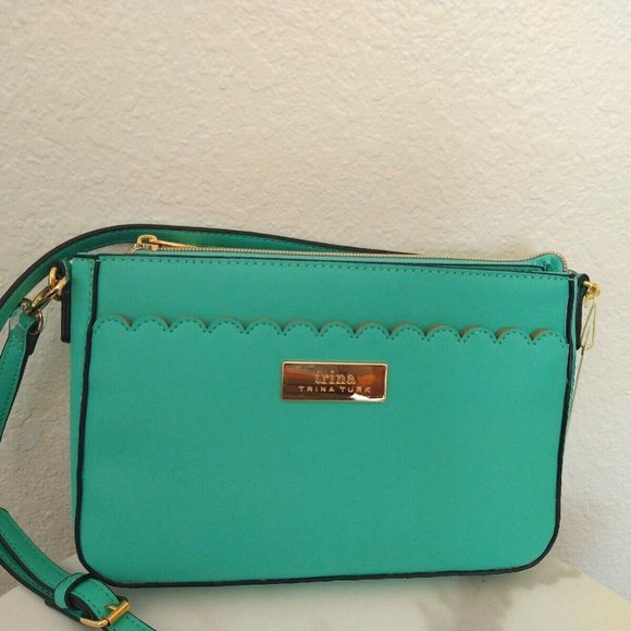 Trina Turk Handbags - Trina Turk Mint Colored Shoulder Bag NWT